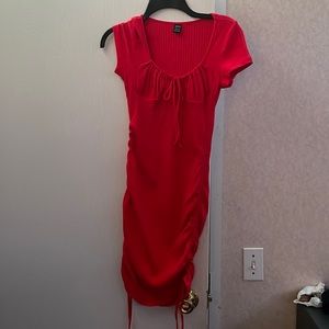 Women’s soft red dress